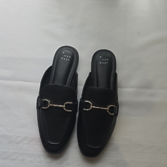 Black Slip-On Loafers - Picture 1 of 4